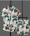 Casual Vacation-Style Printed Short & Shirt Co-ord Set For Men�(2pcs Set)