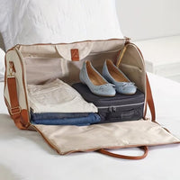 Convertible Garment Bag for Travel - 2 in 1 Hanging Suitcase & Large Duffle for Women