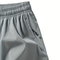 Men's Casual & Stylish Sports Shorts (Combo of Black & Grey)