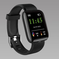 ID116 Plus Smart Bracelet Fitness Tracker Color Screen Smartwatch Heart Rate Blood Pressure Pedometer Sleep Monitor