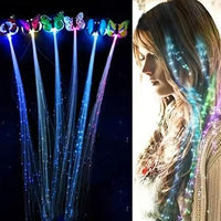 LED Flashing Light  Butterfly Hair Clip (Pack of 2 )