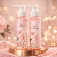 Rose Body Wash 210ml Each (Pack of 2)