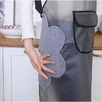 Adjustable Oil-Water Proof Transparent Cooking Apron