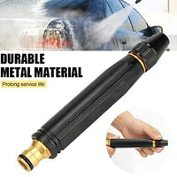 Portable High Pressure Washing Water Nozzle (Black)